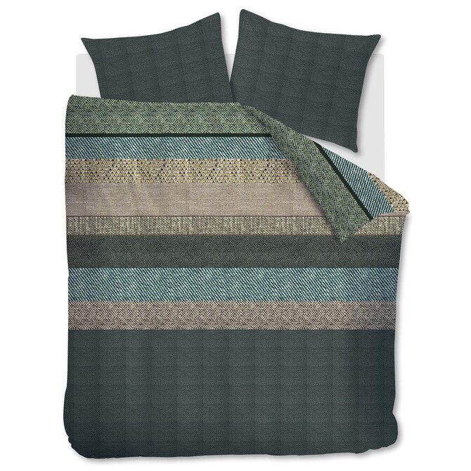 Beddinghouse Dekbedovertrek Enzo Green 260x200/220