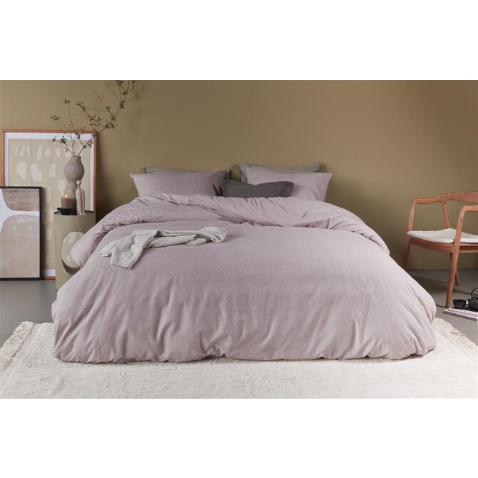 Beddinghouse Dekbedovertrek Frost Mauve 140x200/220 Beddinghouse Dekbedovertrek Frost Mauve 140x200/220