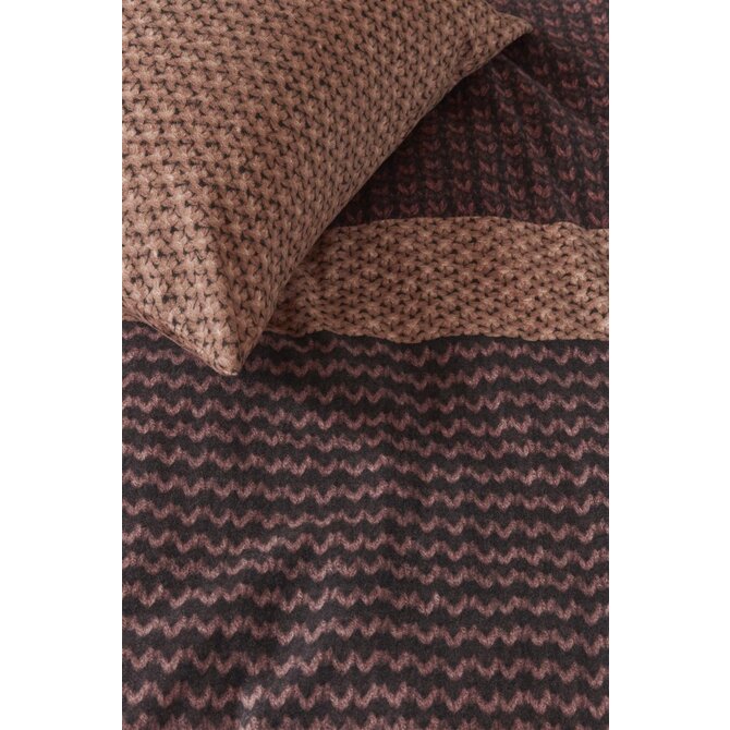 Beddinghouse Dekbedovertrek River Dark Red 200x200/220