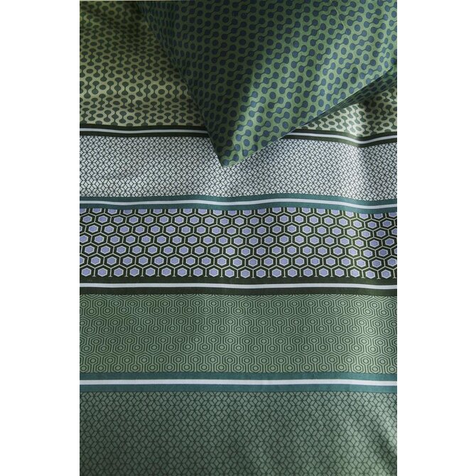 Beddinghouse Dekbedovertrek Romeo Blue Green 240x200/220