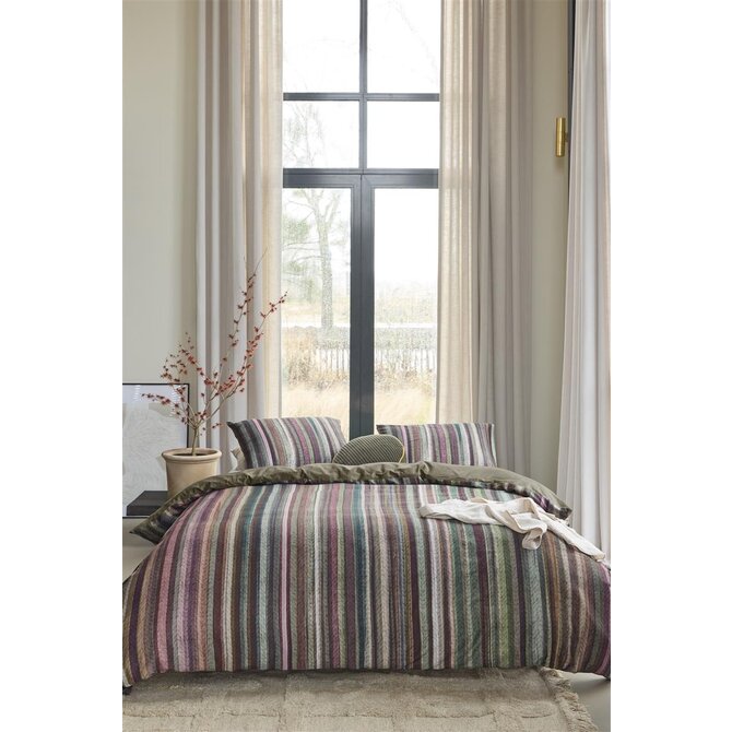 Beddinghouse Dekbedovertrek Roman Multi 200x200/220 Beddinghouse Dekbedovertrek Roman Multi 200x200/220