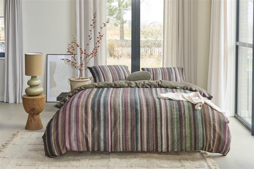 Beddinghouse Beddinghouse Dekbedovertrek Roman Multi 240x200/220