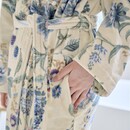 Pip Studio Pip Studio Secret Garden Bathrobe badjas Witblauw M