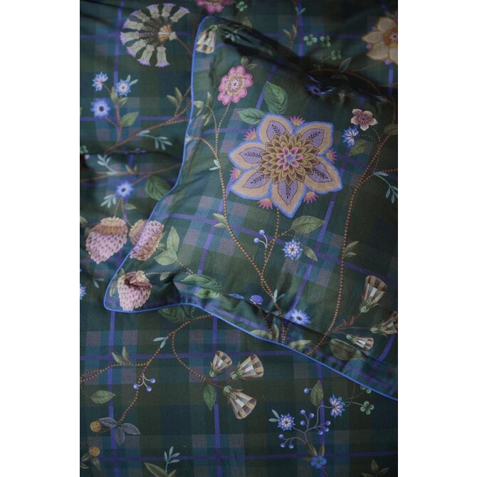 Pip Studio Dekbedovertrek Flores Felices Donkerblauw 140x200/220 Pip Studio Dekbedovertrek Flores Felices Donkerblauw 140x200/220