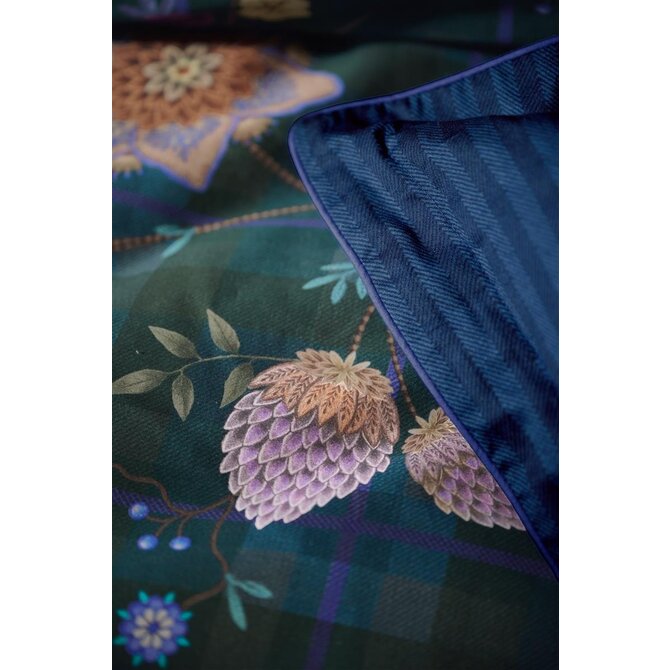 Pip Studio Dekbedovertrek Flores Felices Donkerblauw 140x200/220 Pip Studio Dekbedovertrek Flores Felices Donkerblauw 140x200/220