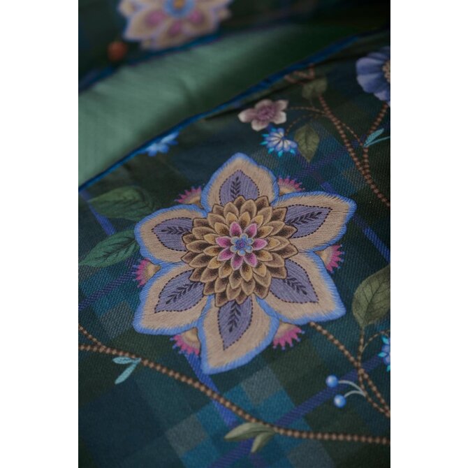 Pip Studio Dekbedovertrek Flores Felices Donkerblauw 140x200/220 Pip Studio Dekbedovertrek Flores Felices Donkerblauw 140x200/220