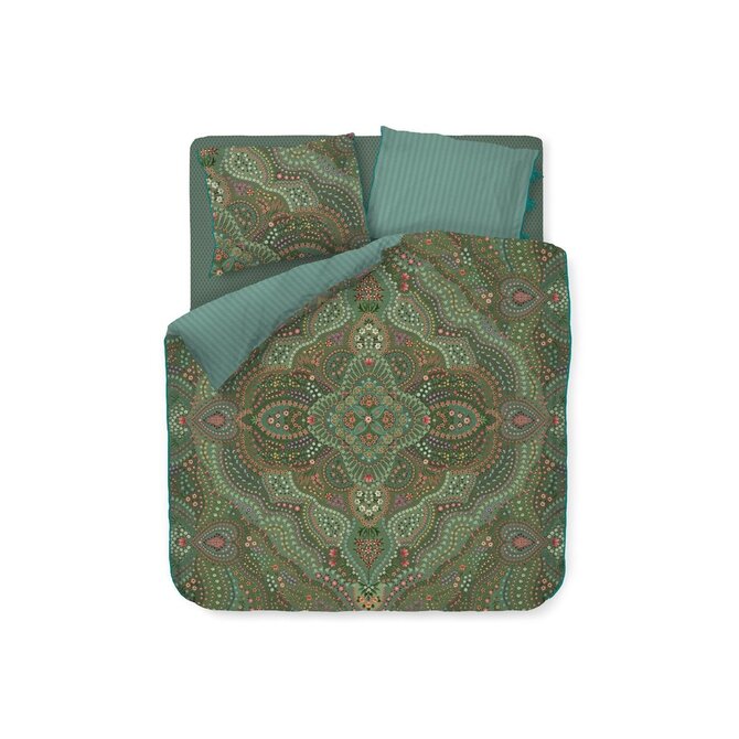 Pip Studio Dekbedovertrek Alfombra Groen 140x200/220