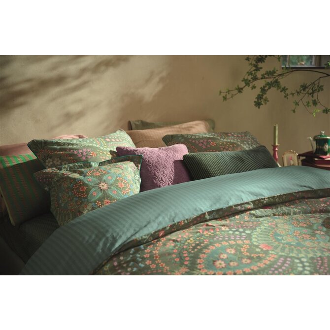 Pip Studio Dekbedovertrek Alfombra Groen 240x200/220