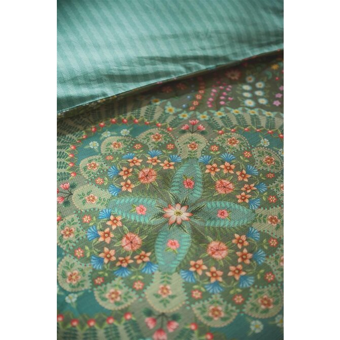 Pip Studio Dekbedovertrek Alfombra Groen 240x200/220