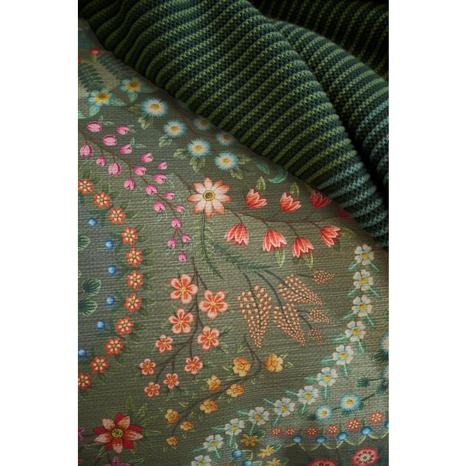 Pip Studio Dekbedovertrek Alfombra Groen 240x200/220