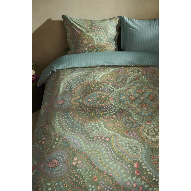 Pip Studio Dekbedovertrek Alfombra Groen 240x200/220