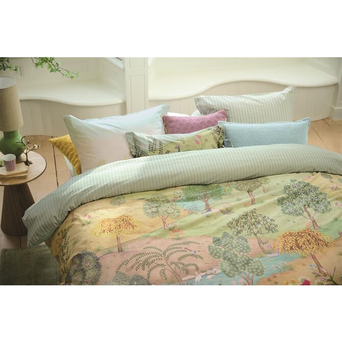 Pip Studio Dekbedovertrek Cabrera Groen 240x200/220 Pip Studio Dekbedovertrek Cabrera Groen 240x200/220