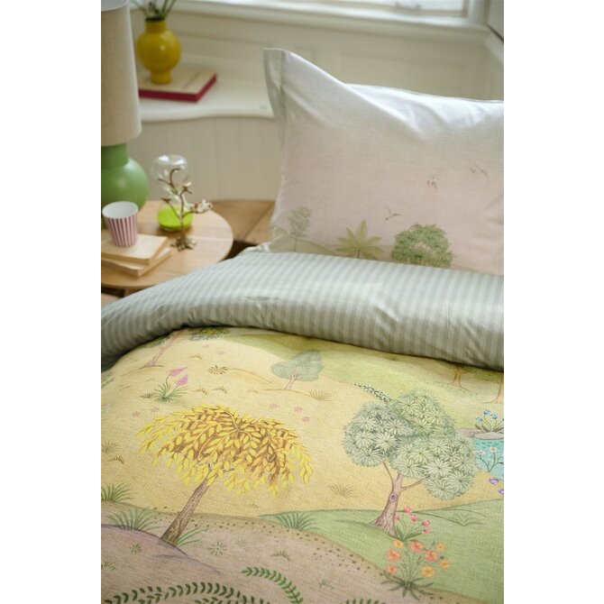 Pip Studio Dekbedovertrek Cabrera Groen 240x200/220 Pip Studio Dekbedovertrek Cabrera Groen 240x200/220