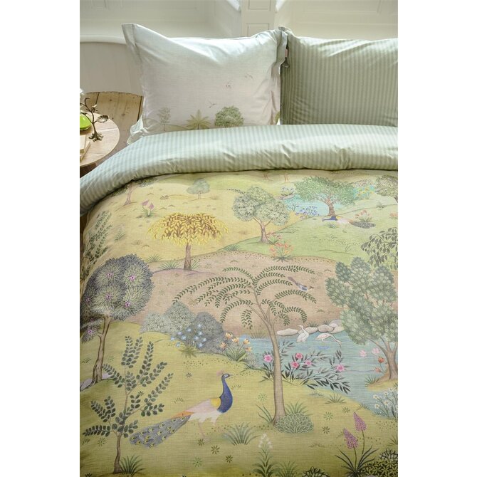 Pip Studio Dekbedovertrek Cabrera Groen 240x200/220 Pip Studio Dekbedovertrek Cabrera Groen 240x200/220