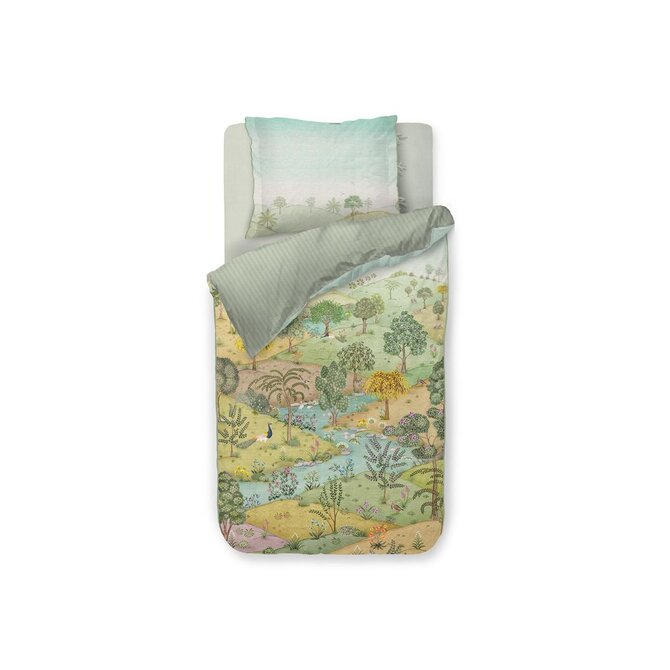 Pip Studio Dekbedovertrek Cabrera Groen 240x200/220 Pip Studio Dekbedovertrek Cabrera Groen 240x200/220