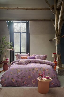 Pip Studio Dekbedovertrek Flores Bailando Paars 240x200/220