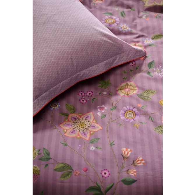 Pip Studio Dekbedovertrek Flores Bailando Paars 240x200/220