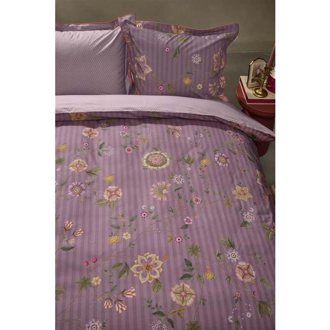 Pip Studio Dekbedovertrek Flores Bailando Paars 140x200/220 Pip Studio Dekbedovertrek Flores Bailando Paars 140x200/220