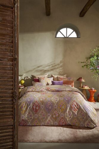 Pip Studio Pip Studio Dekbedovertrek Ornamento Ramo Multi 240x200/220 afbeelding