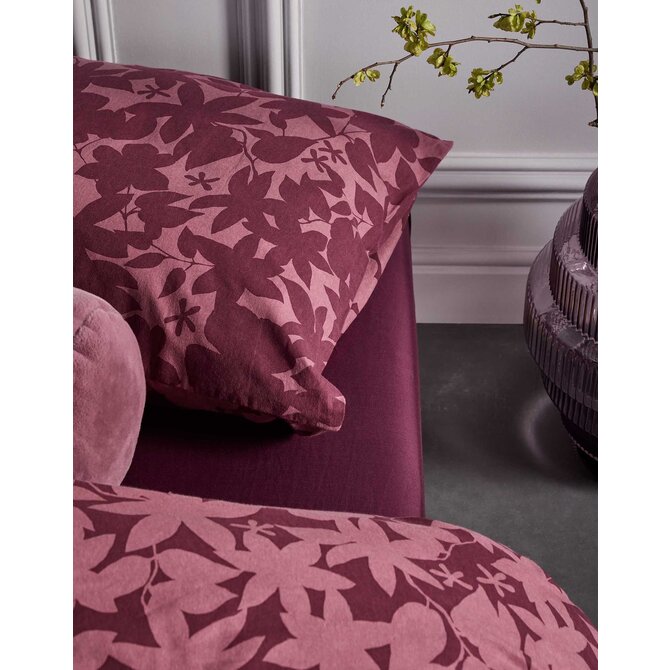 Essenza Imara Dekbedovertrek Burgundy 260x200/220