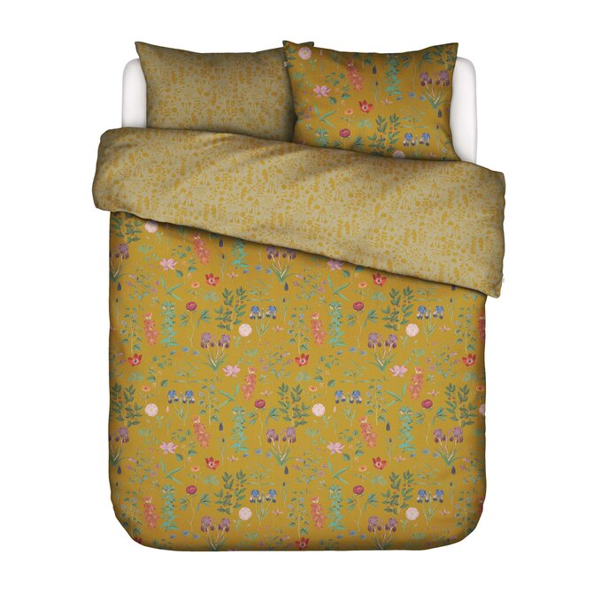 Essenza Marigold Dekbedovertrek Flower ochre 140x200/220 Essenza Marigold Dekbedovertrek Flower ochre 140x200/220