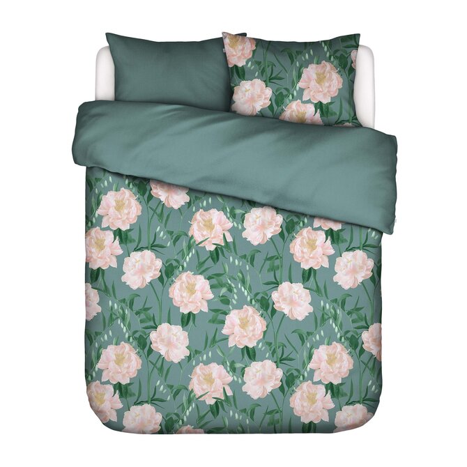 Essenza Dorothea Dekbedovertrek Soft teal 140x200/220 Essenza Dorothea Dekbedovertrek Soft teal 140x200/220