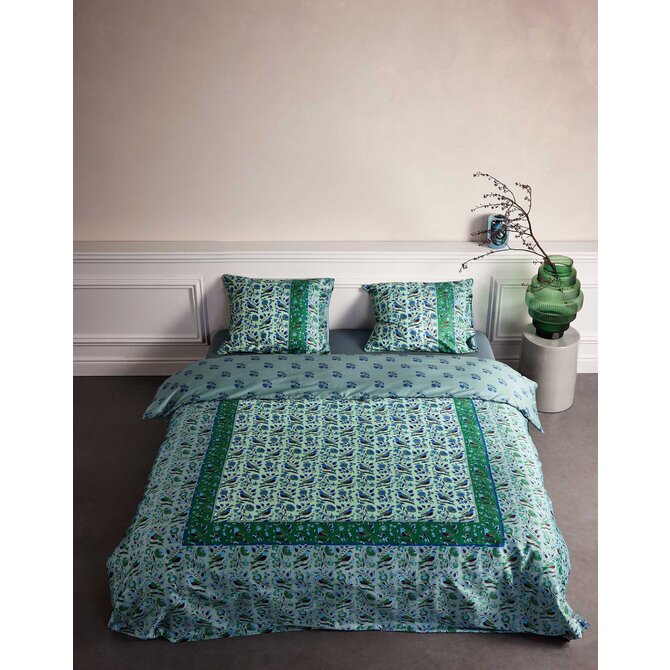 Essenza Valeria Dekbedovertrek Subtle green 260x200/220 Essenza Valeria Dekbedovertrek Subtle green 260x200/220