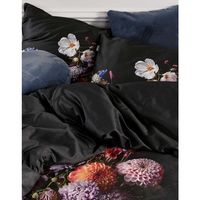 Essenza Bouquet Dekbedovertrek Anthracite 260x200/220 Essenza Bouquet Dekbedovertrek Anthracite 260x200/220