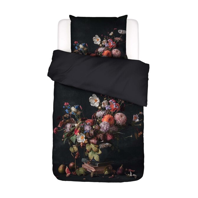 Essenza Bouquet Dekbedovertrek Anthracite 260x200/220 Essenza Bouquet Dekbedovertrek Anthracite 260x200/220