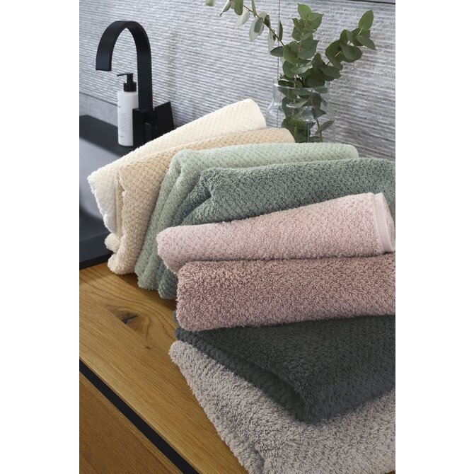 Cawo Pure Uni Washandje 16/22 vintage rose Cawo Pure Uni Washandje 16/22 vintage rose