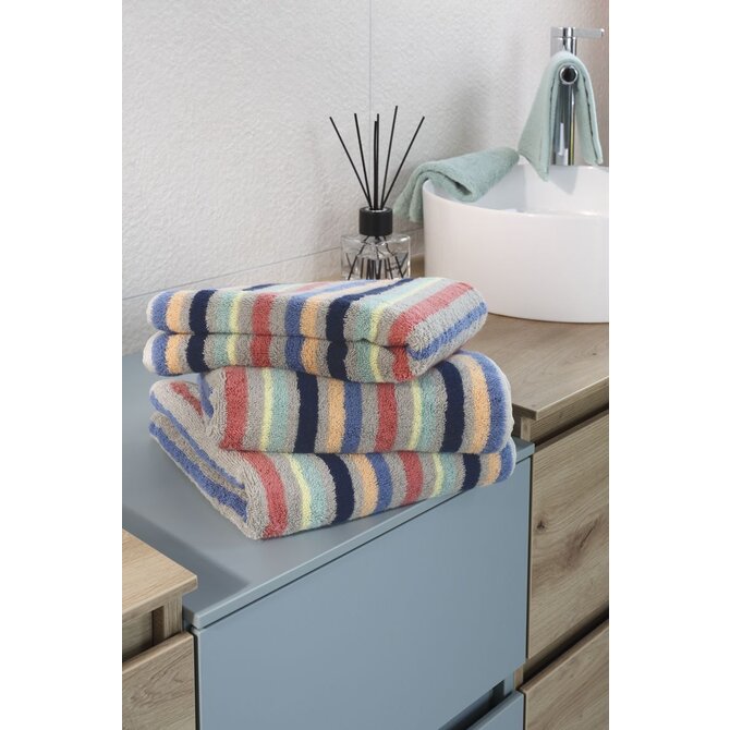 Cawo Play Strepen Douchelaken 70/140 multicolor Cawo Play Strepen Douchelaken 70/140 multicolor