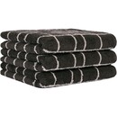 Cawö Cawo Atelier Allover print Handdoek 50/100 basalt