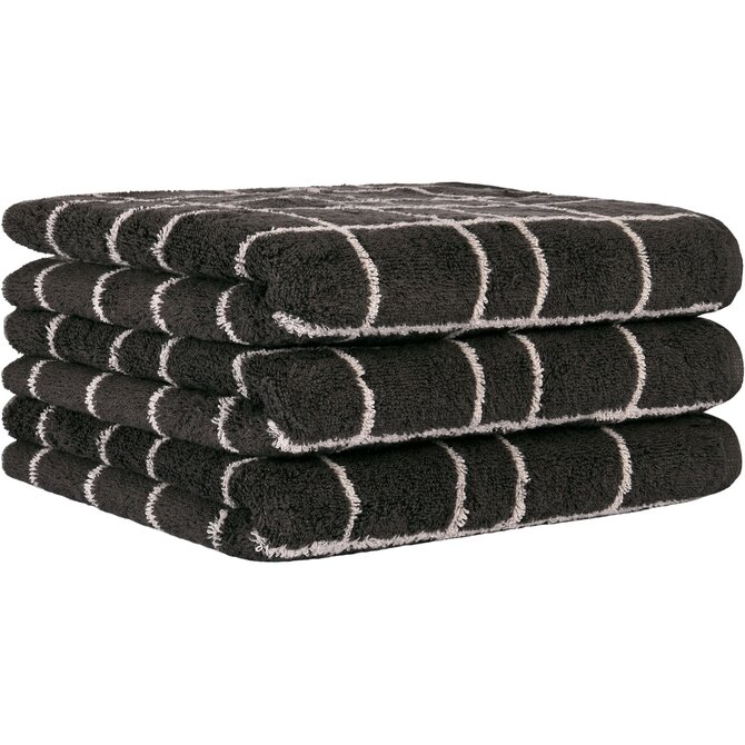 Cawo Atelier Allover print Douchelaken 70/140 basalt Cawo Atelier Allover print Douchelaken 70/140 basalt