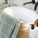 Cawö Cawo Atelier Lines Douchelaken 70/140 fjord