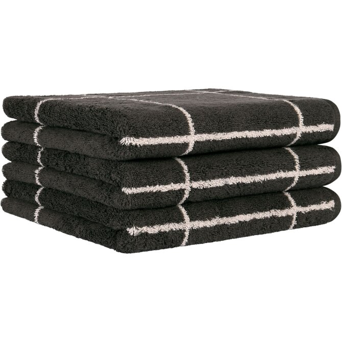 Cawo Atelier Lines Handdoek 50/100 basalt Cawo Atelier Lines Handdoek 50/100 basalt