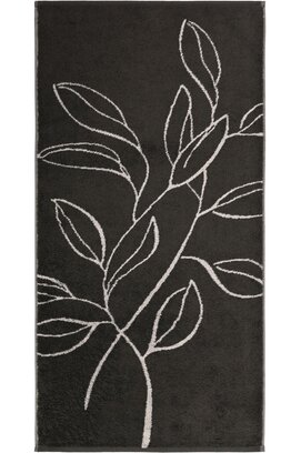 Cawo Atelier Floral Handdoek 50/100 basalt