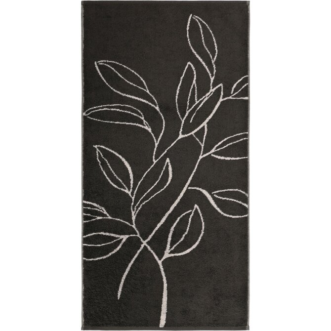 Cawo Atelier Floral Handdoek 50/100 basalt Cawo Atelier Floral Handdoek 50/100 basalt