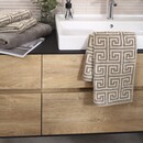 Cawö Cawo Noblesse Elegance Allover print Gastendoekje 30/50 graphit