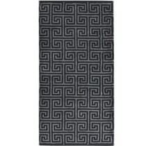 Cawo Noblesse Elegance Allover print Badlaken 80/150 zwart