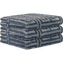 Cawö Cawo Noblesse Elegance Allover print Badlaken 80/150 nachtblauw