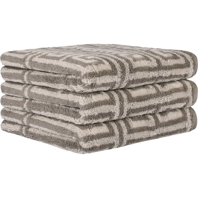 Cawo Noblesse Elegance Allover print Badlaken 80/150 graphit Cawo Noblesse Elegance Allover print Badlaken 80/150 graphit