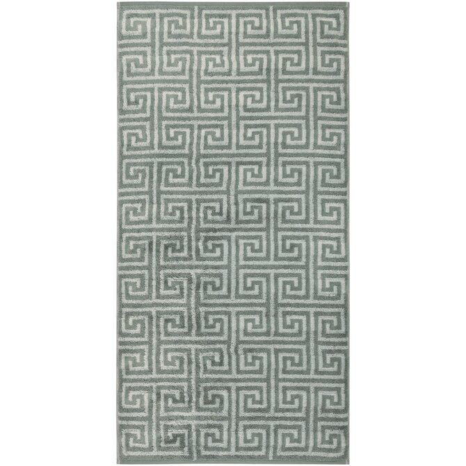 Cawo Noblesse Elegance Allover print Badlaken 80/150 nordic green
