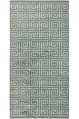 Cawo Noblesse Elegance Allover print Handdoek 50/100 nordic green