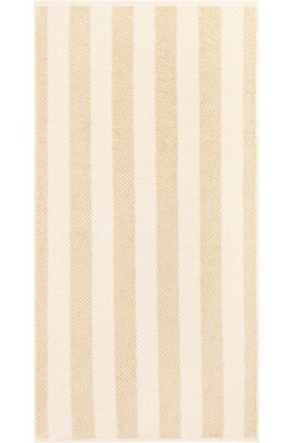 Cawo Pure Strepen Handdoek 50/100 beige