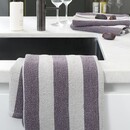 Cawö Cawo Piqué Cuisine Theedoek 50/70 plum/platin