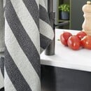 Cawö Cawo Piqué Cuisine Theedoek 50/70 zwart/platin