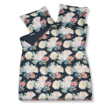 Vandyck Floral Bliss 1-persoons (140x200/220) blue ink