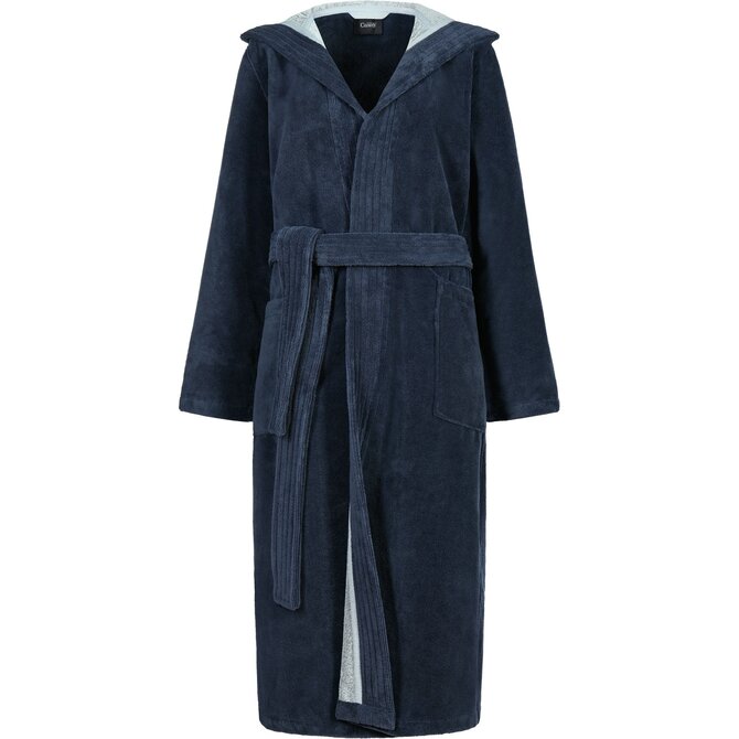 Cawo Dames  Home Badjas met Capuchon Uni 48/50 sea Cawo Dames  Home Badjas met Capuchon Uni 48/50 sea