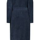 Cawö Cawo Dames  Home Badjas met Capuchon Uni 48/50 sea