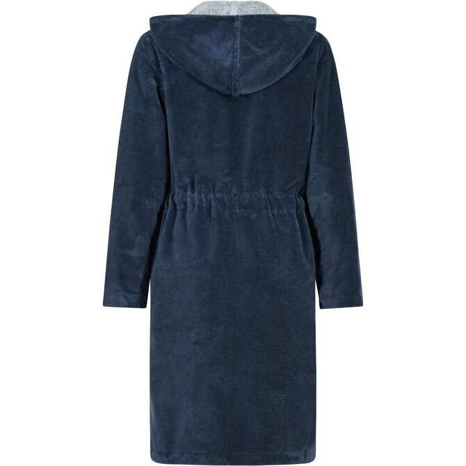 Cawo Dames  Home Badjas met Capuchon en ritssluiting Uni 32/34 sea Cawo Dames  Home Badjas met Capuchon en ritssluiting Uni 32/34 sea